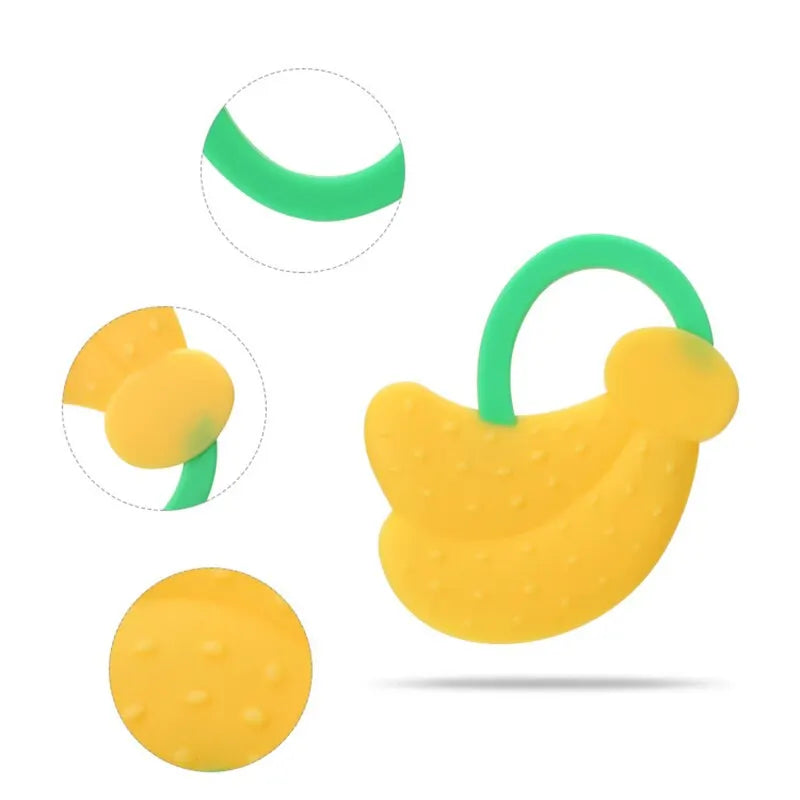 NubiKid™ 3-Pack Silicone Baby Teethers