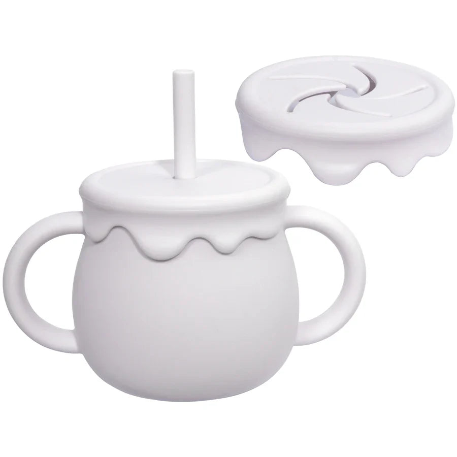 Baby Silicone Sippy & Snack Cup Set