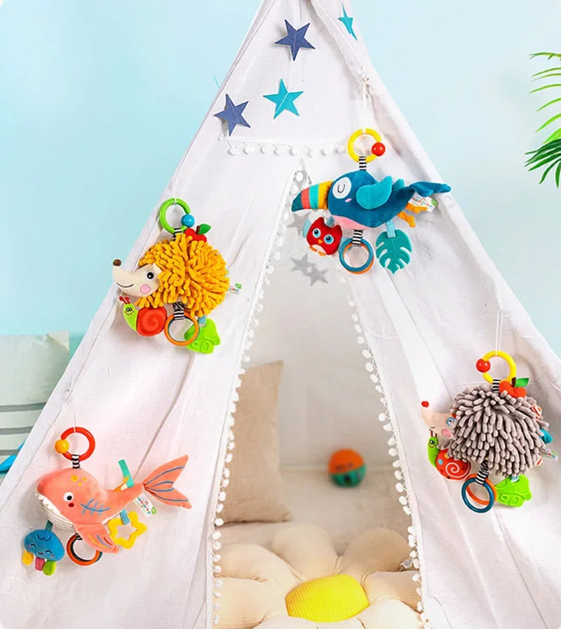 NubiKid™ Plush Hanging Mobile Rattle