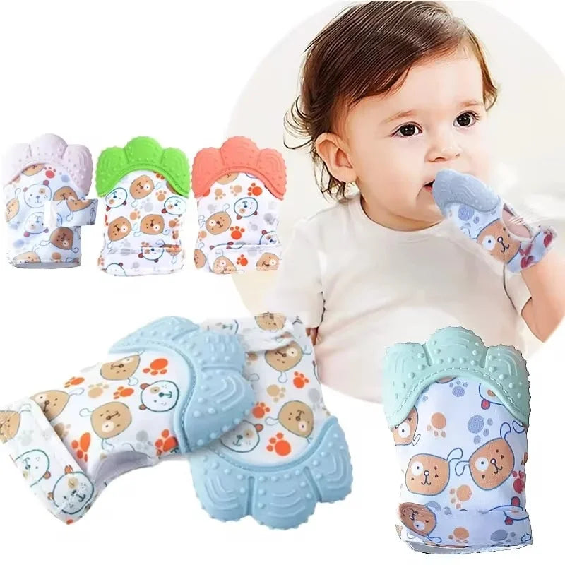 NubiKid™ Silicone Teething Mittens