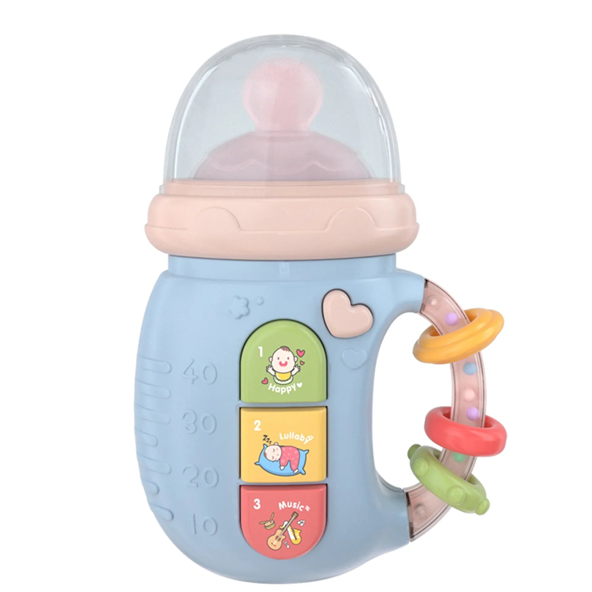 NubiKid™ Musical Bottle Teething Rattle