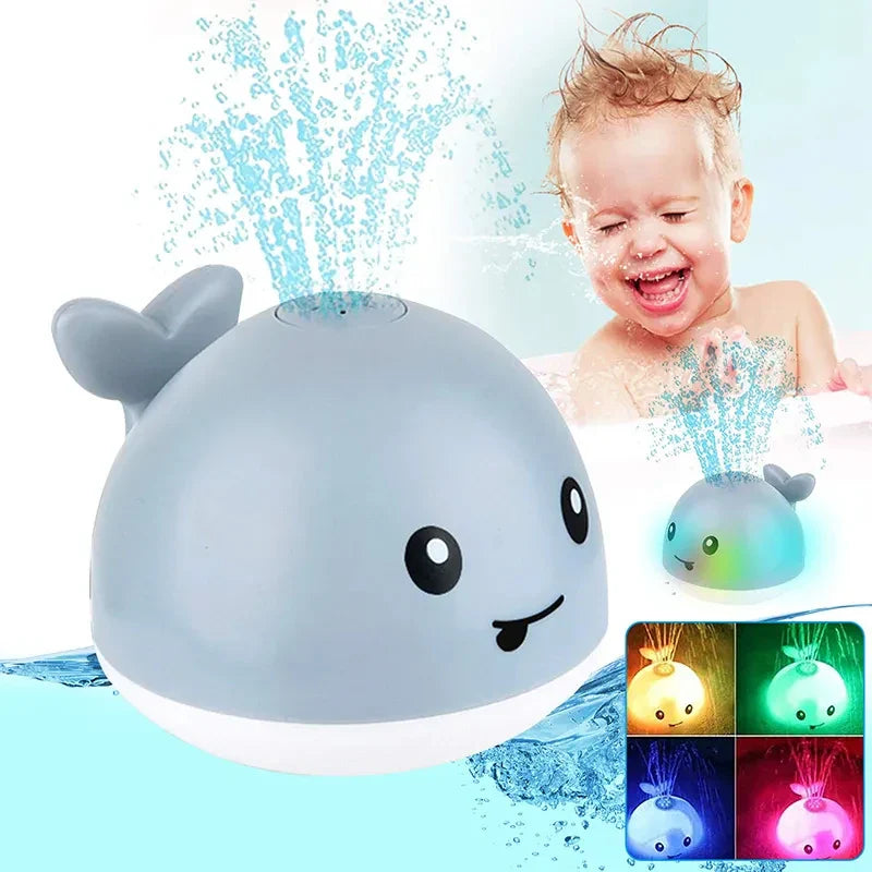 GlowSplash Whale Fountain Bath Toy