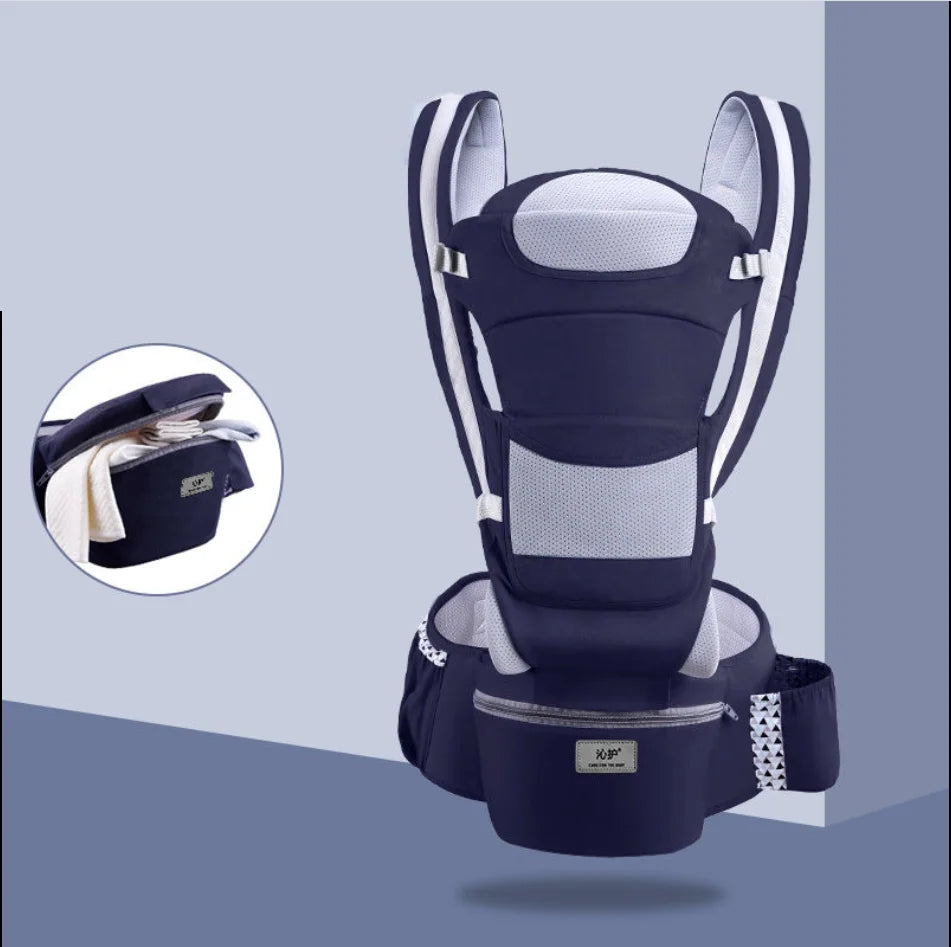 NubiKid Ergonomic Baby Carrier with Hip Seat & Storage