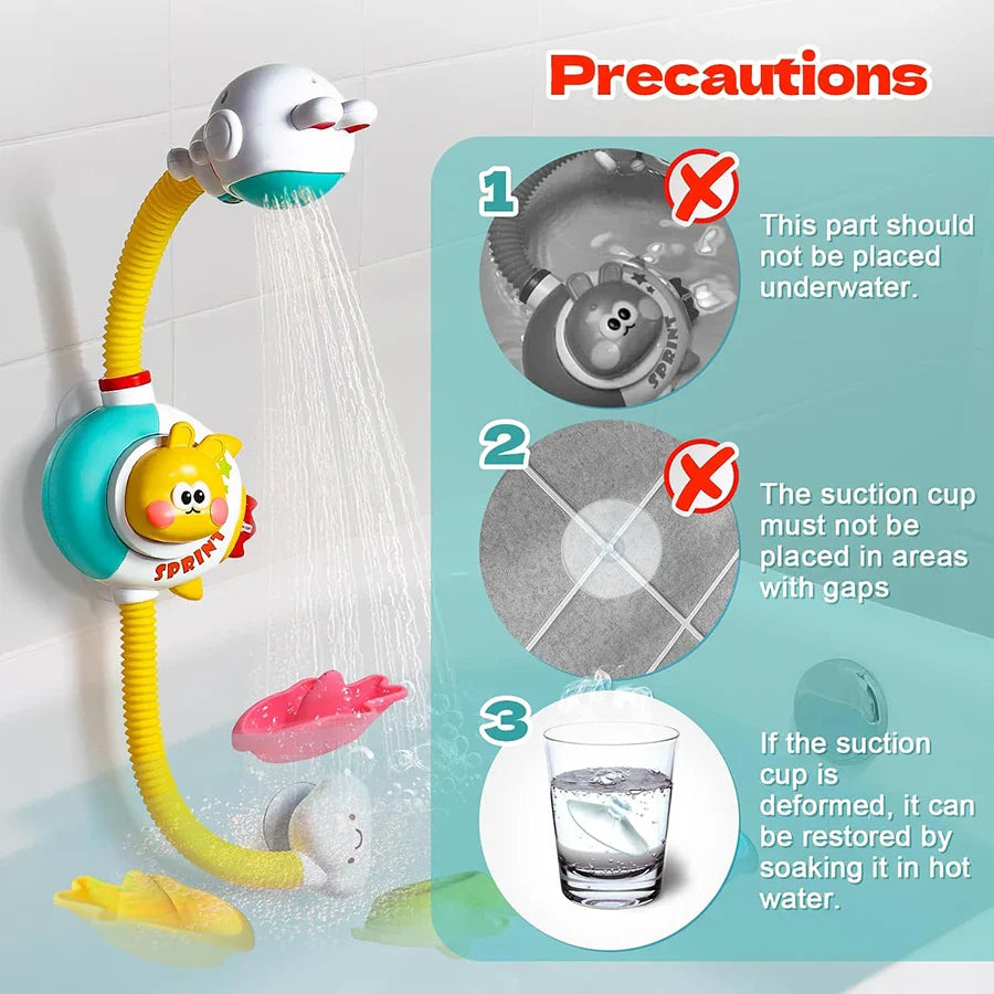AquaFlow Baby Shower Head Bath Toy