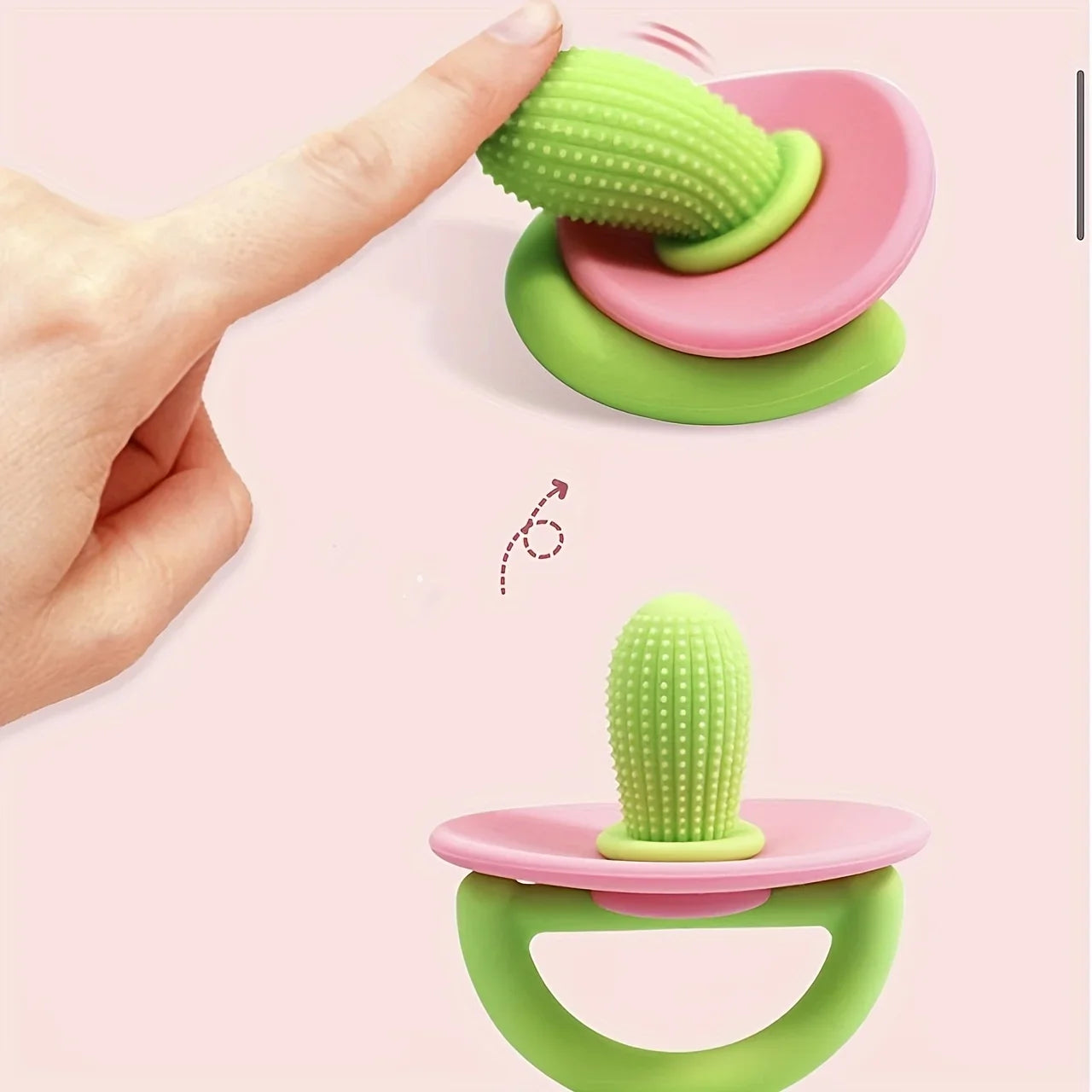 NubiKid™ Silicone Pacifier Teether Ring