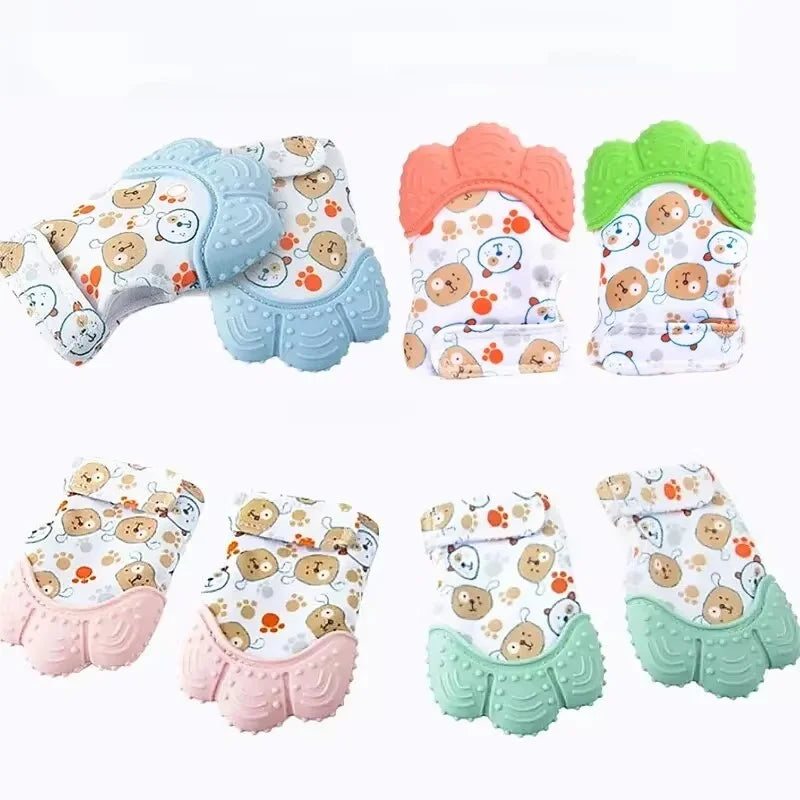 NubiKid™ Silicone Teething Mittens