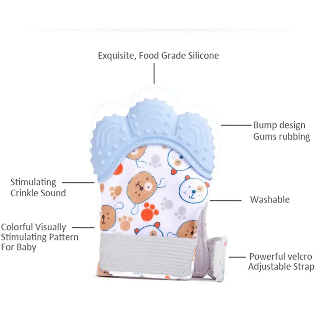 NubiKid™ Silicone Teething Mittens