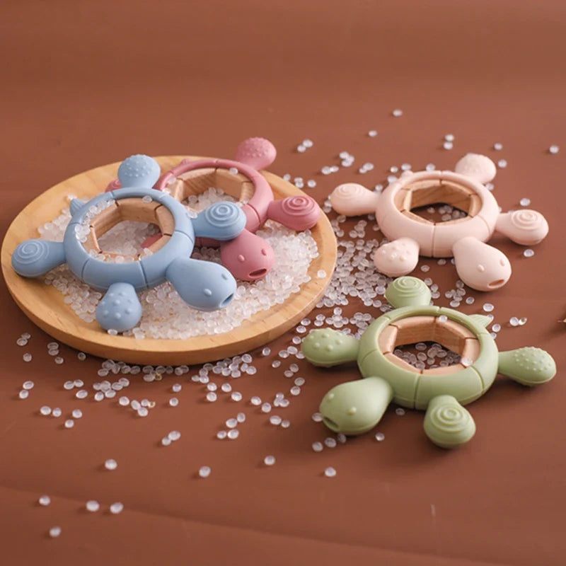 NubiKid™ Turtle Silicone Teether