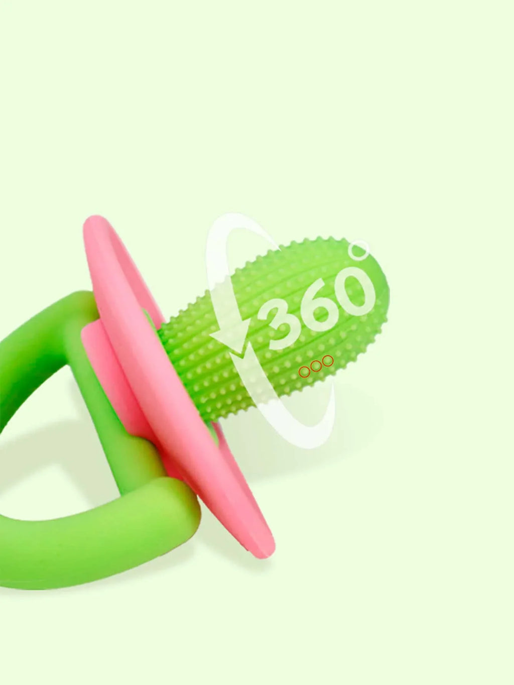 NubiKid™ Silicone Pacifier Teether Ring