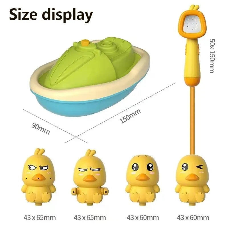 QuackySpray Electric Duck Bath Toy