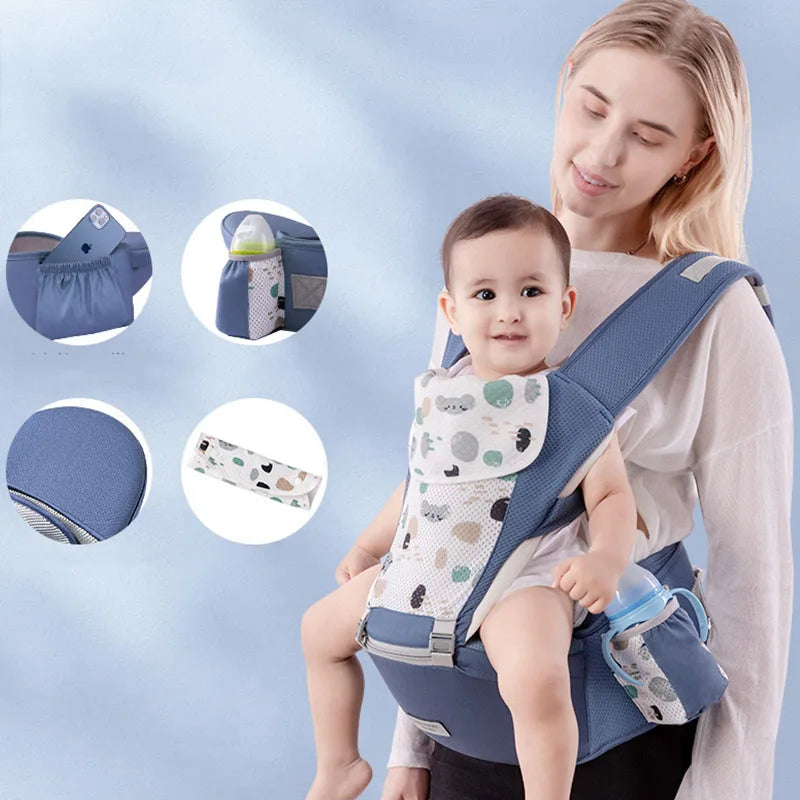 NubiKid Ergonomic Baby Carrier with Hip Seat & Storage