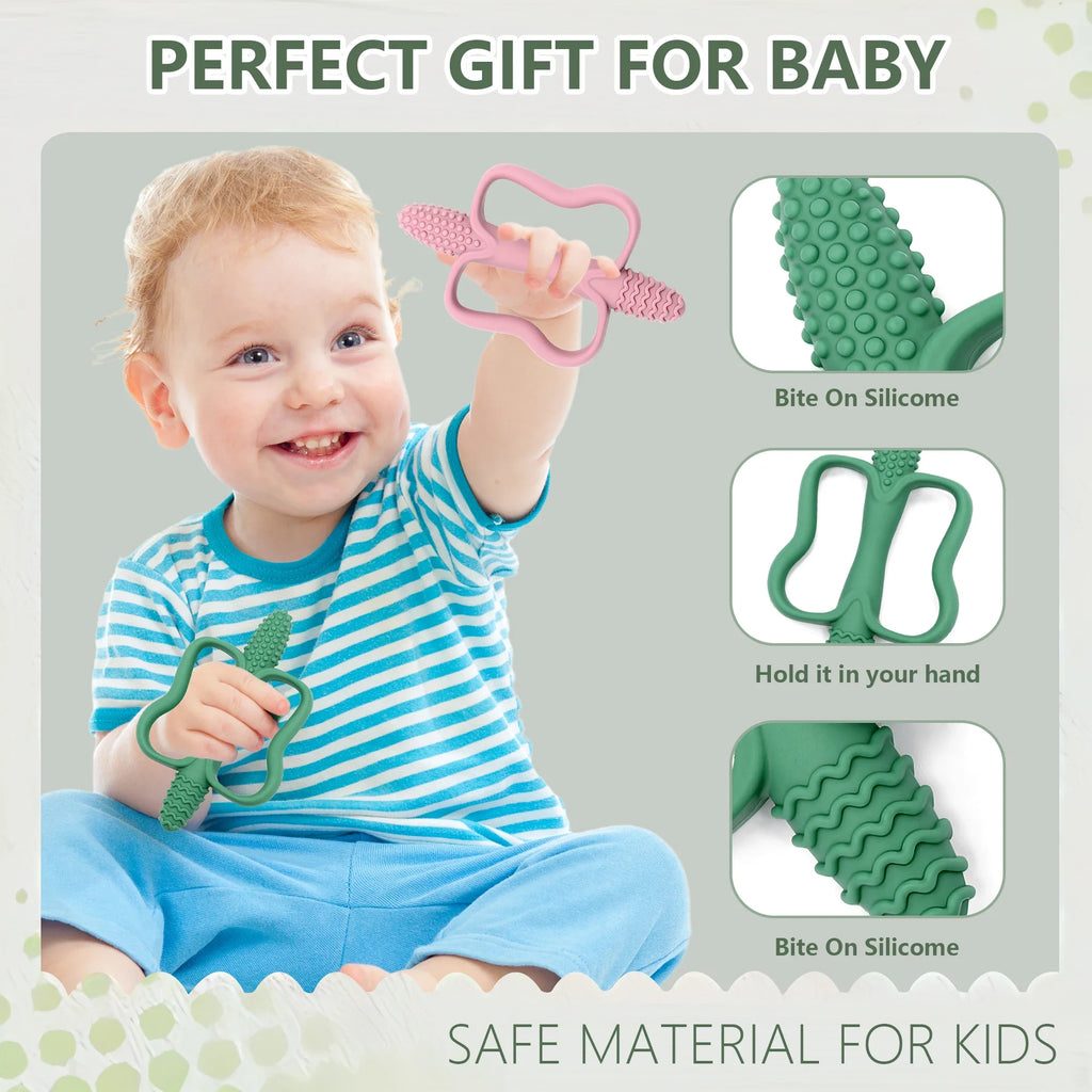 NubiGrip™ Easy-Grip Silicone Teether